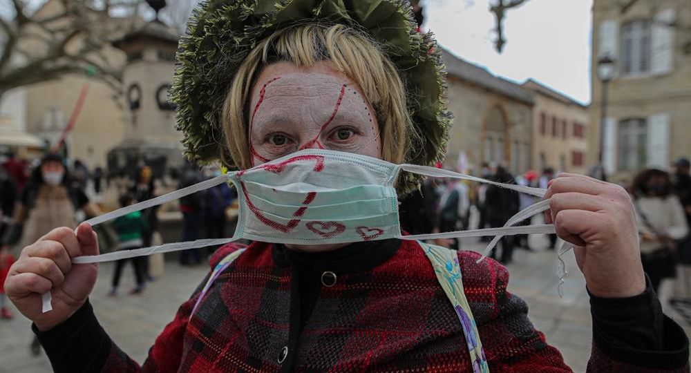 Millau manifestation culture non essentielle mars 2021 30